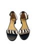 Talbots Animal Print Black White Sandals Size 7 1/2 - photo 4
