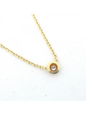 Cartier Cartier Damour XS Necklace, 1PD, 18K Yellow Gold, Diamond, Ladies' OP011311 (view 2)