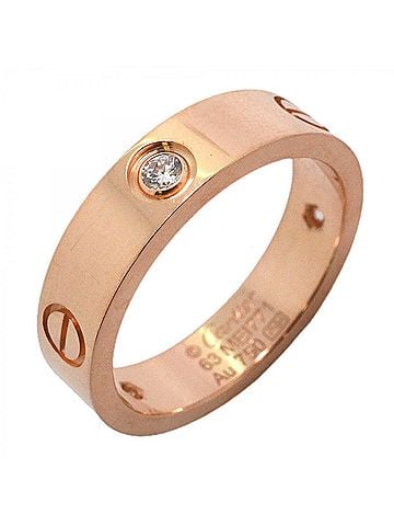 Cartier Cartier Love Ring 3PD 18KPG Pink Gold Diamond #63 Men's OP011242 (view 1)