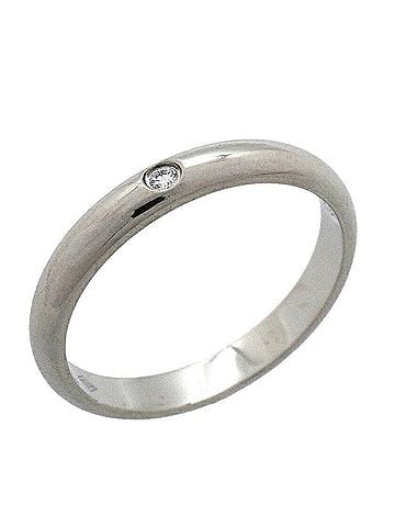 Cartier Cartier Classic Ring, 1PD (One Diamond), Pt950 Platinum, Ladies' Ring (view 1)