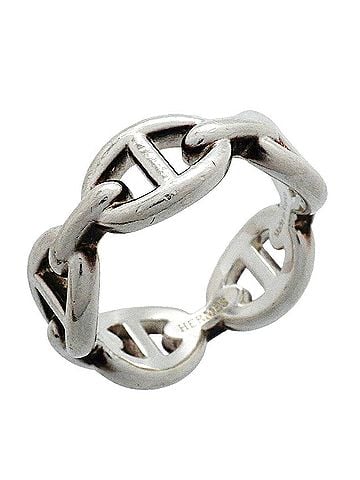 Hermès Hermes Enchainée Chaine d'Ancre Ring, Sterling Silver 925, Women's (view 1)