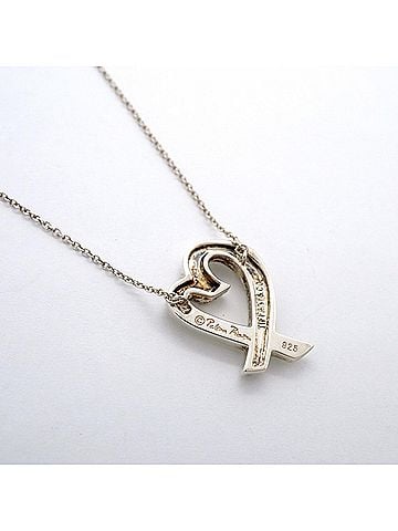 Tiffany & Co. Tiffany &amp; Co. Loving Heart Necklace, Sterling Silver 925, Women's (view 2)