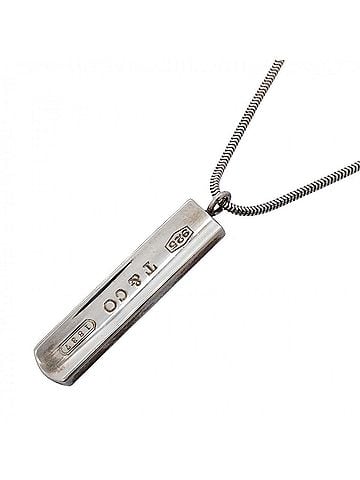 Tiffany & Co. Tiffany &amp; Co. Narrow Bar Necklace, Sterling Silver 925, Women's (view 1)