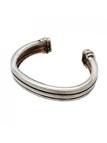 Tiffany & Co. Tiffany &amp; Co. Grooved Cuff Bangle, Sterling Silver 925, Women's (view 1)