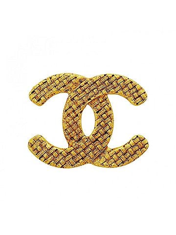 Chanel Chanel Brooch, Coco Mark, GP Plated Gold, Women's (view 1)