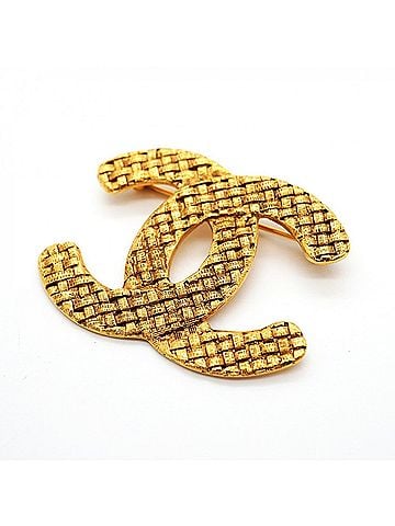 Chanel Chanel Brooch, Coco Mark, GP Plated Gold, Women's (view 2)