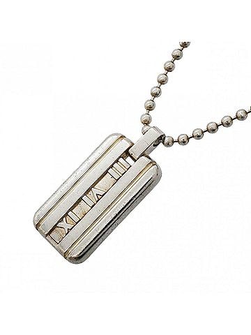 Tiffany & Co. Tiffany &amp; Co. Atlas Plate Ball Chain Necklace, Sterling Silver 925, Women's (view 1)