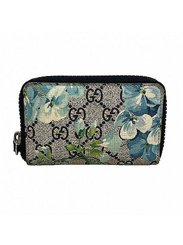 Gucci Gucci GG Blooms Wallet/Coin Case 546354 Navy Blue Women's P3189830 (view 1)