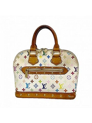 Louis Vuitton Louis Vuitton Alma Monogram Multicolor Handbag M92647 Blanc Women's P3189364 (view 1)