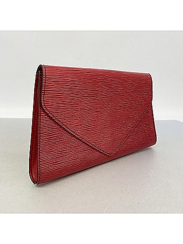 Louis Vuitton Louis Vuitton Epi Art Deco Clutch Bag M52637 Castilian Red Women's P3179275 (view 2)