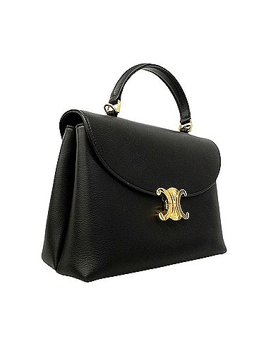 Céline Celine Triomphe Nino handbag, leather, black, 2-way bag for women, P3177895 (view 2)