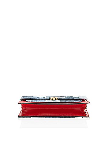 Louis Vuitton Louis Vuitton Limited Edition Denim Patchwork Flore Chain Wallet (view 2)