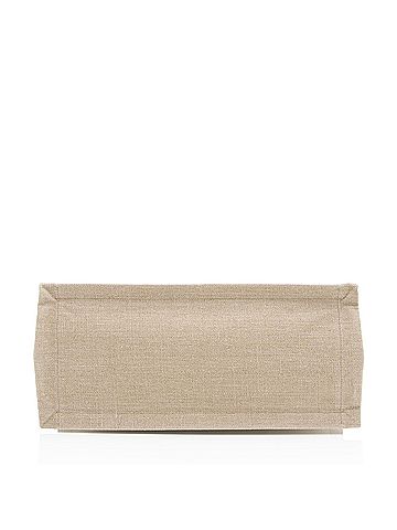 Saint Laurent Saint Laurent Canvas Calfskin Rive Gauche Small Tote (view 2)