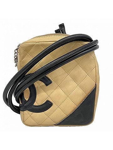 Chanel Chanel Cambon Lambskin Shoulder Bag, Beige, Women's, P3216482 (view 1)