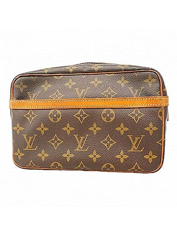 Louis Vuitton Louis Vuitton Monogram Compiegne 23 Clutch Bag M51847 Brown (Men's/Women's) P3213628 (view 1)