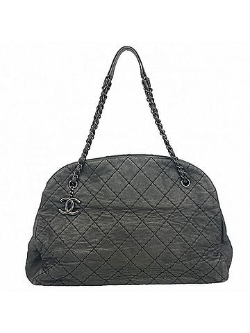 Chanel Chanel Matelassé Chain Shoulder Bag, Sparkle Leather, Black, Women's, P3201743 (view 1)