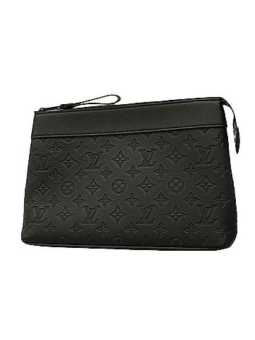 Louis Vuitton Louis Vuitton Monogram Shadow Pochette Voyage Souple Clutch Bag M82545 Black Men's P3196990 (view 1)