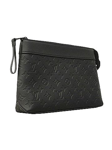 Louis Vuitton Louis Vuitton Monogram Shadow Pochette Voyage Souple Clutch Bag M82545 Black Men's P3196990 (view 2)