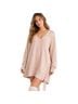 Free People Solid Pink Pullover Sweater Size L - photo 1