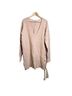 Free People Solid Pink Pullover Sweater Size L - photo 4