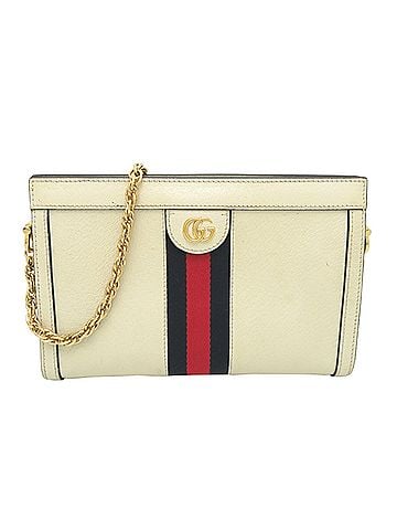 Gucci Gucci Ophidia Sherry Line Women's Shoulder Bag 503877 Leather White (view 1)