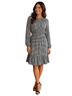 J.Crew 100% Polyester 100% Polyester Houndstooth Black White Cocktail Dress Size 12 - photo 1