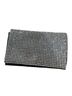 Amber Sceats Solid Black Silver Clutch One size - photo 1