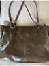 Coach Brown Green Leather Tote One size - photo 5