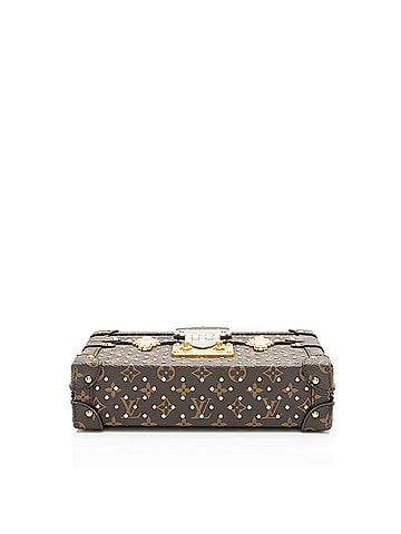 Louis Vuitton Louis Vuitton Monogram Canvas Studded Petite Malle Bag (view 2)