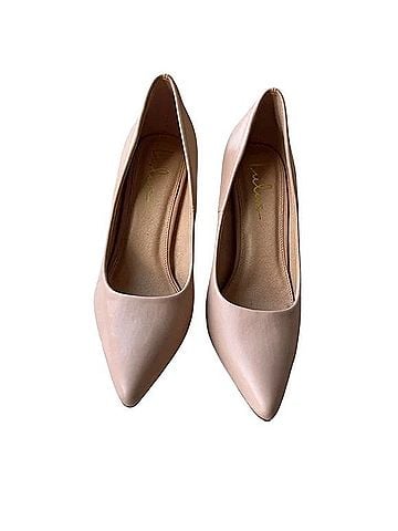 Lulus Nude Pointed-Toe Stiletto Heels Heels (view 1)