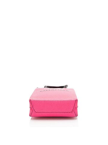 Balenciaga Balenciaga Textured Calfskin Phone Holder Crossbody (view 2)