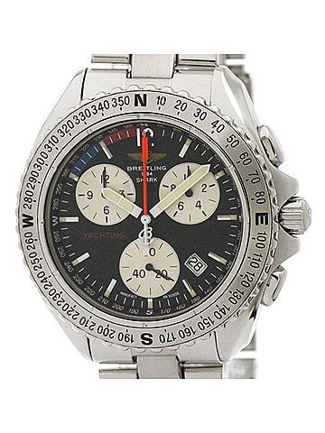 Breitling BREITLING Chrono Shark Yacht Steel Quartz Mens Watch A53606 Polished (view 1)