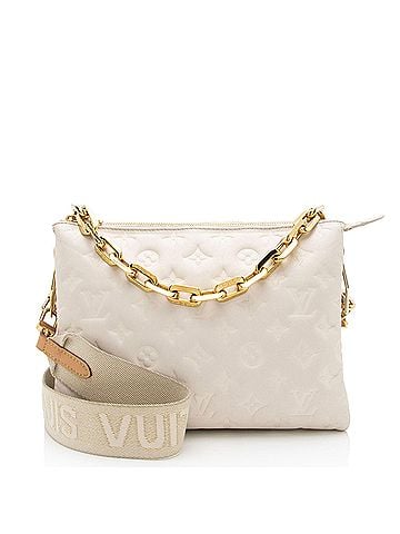 Louis Vuitton Louis Vuitton Monogram Embossed Lambskin Coussin PM Shoulder Bag (view 1)