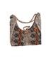 Cato Snake Print Blue Tan Ivory Hobo One size - photo 2