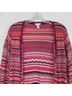 Chico's Chevron-herringbone Pink Purple Cardigan Size M - photo 4