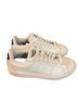 Adidas 100% Leather White Sneakers Size 6 1/2 - photo 1