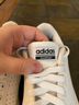 Adidas 100% Leather White Sneakers Size 6 1/2 - photo 9