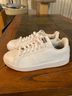 Adidas 100% Leather White Sneakers Size 6 1/2 - photo 8