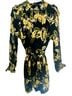 FARM Rio 100% Viscose Floral Black Yellow Green Romper Size L - photo 1