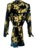 FARM Rio 100% Viscose Floral Black Yellow Green Romper Size L - photo 2