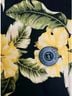FARM Rio 100% Viscose Floral Black Yellow Green Romper Size L - photo 5