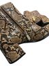 Kenneth Cole Snake Print Tan Black Ankle Boots Size 6 - photo 2