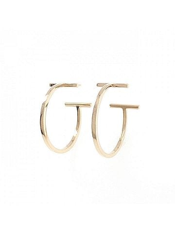 Tiffany & Co. Tiffany &amp; Co. T Wire Hoop Medium Earrings (view 2)
