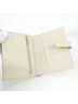 Hermès 100% Leather White Hermes Bearn Compact 039790CC Wallet One size - photo 3
