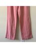 Sézane 100% Cotton Solid Pink Casual Pants Size 8 - photo 7