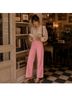 Sézane 100% Cotton Solid Pink Casual Pants Size 8 - photo 10