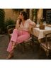 Sézane 100% Cotton Solid Pink Casual Pants Size 8 - photo 9
