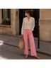 Sézane 100% Cotton Solid Pink Casual Pants Size 8 - photo 11