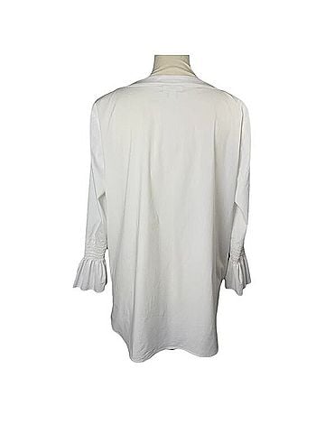 J.Jill White Shirt Collection Long Sleeve T-Shirt (view 2)