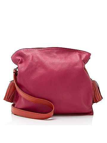 Loewe Loewe Mellow Nappa Flamenco Tassel Shoulder Bag (view 1)